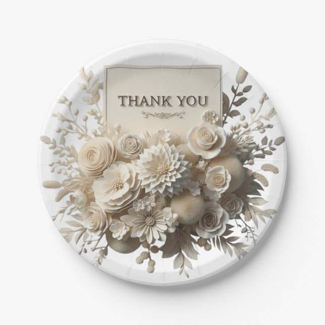 Plato De Papel placa de papel (Anverso)