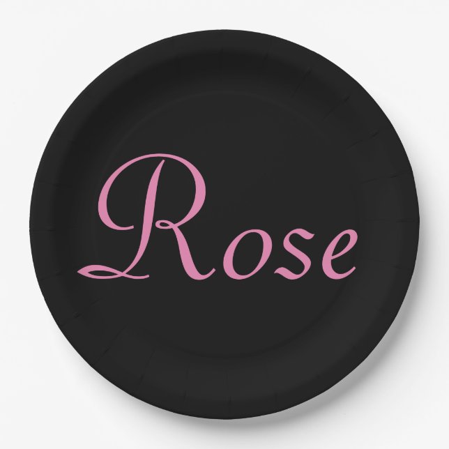 Plato De Papel Placa de papel (Anverso)