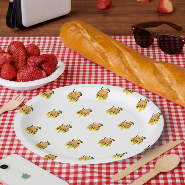 Plato De Papel Placa de papel (Picnic)