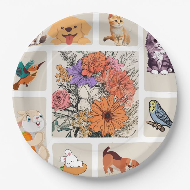 Plato De Papel Placa de papel (Anverso)