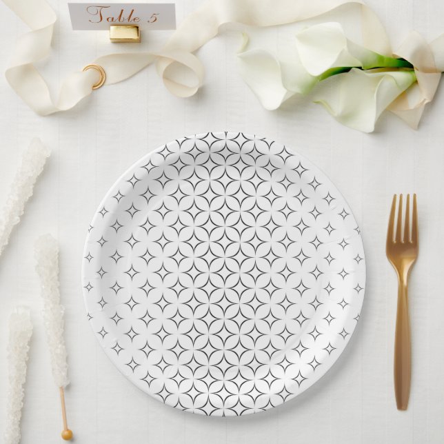 Plato De Papel Placa de papel (Boda)