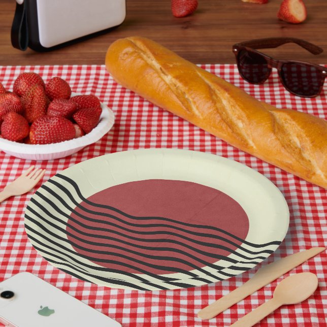 Plato De Papel Placa de papel (Picnic)