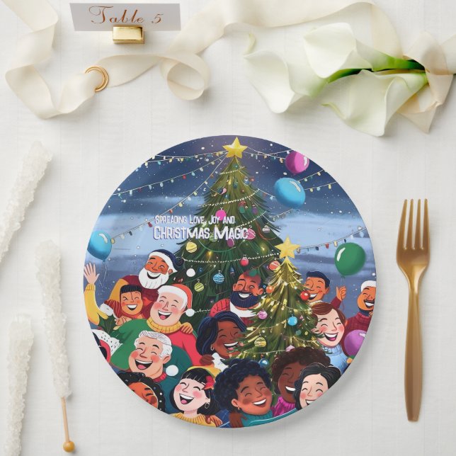 Plato De Papel Placa de papel (Boda)