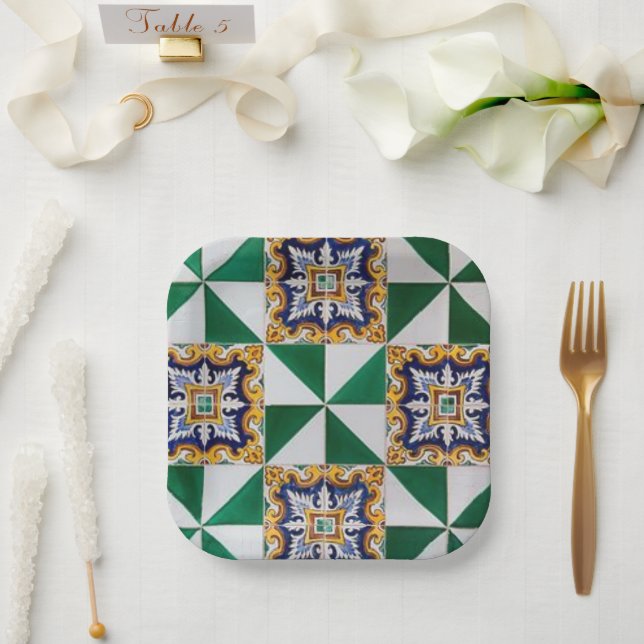 Plato De Papel Placa de papel 36 (Boda)