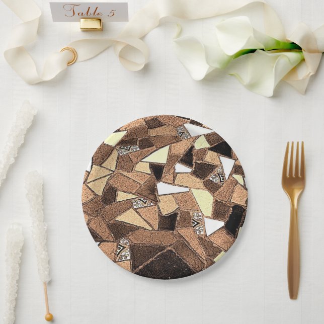 Plato De Papel Placa de papel 42 (Boda)