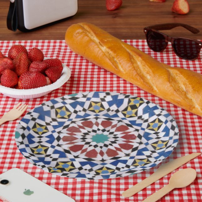 Plato De Papel Placa de papel 73 (Picnic)