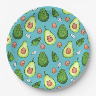Plato De Papel Placa de papel aguacate