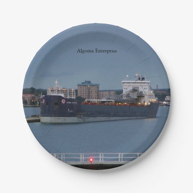 Plato De Papel Placa de papel Algoma Enterprise (Anverso)
