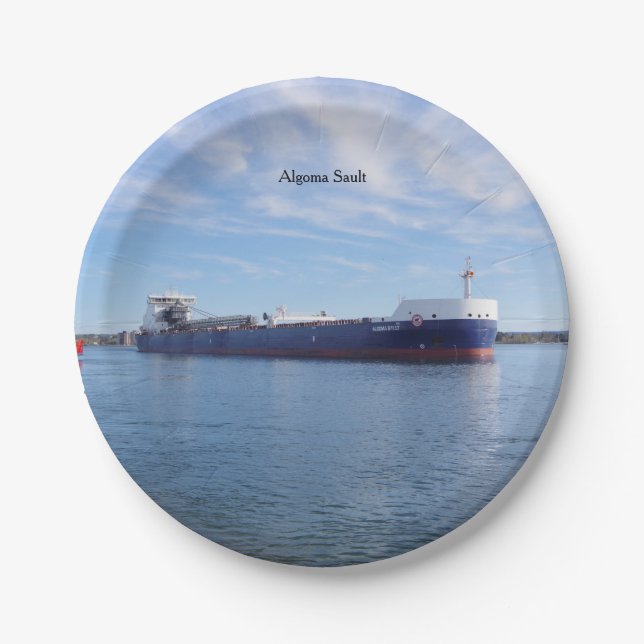 Plato De Papel Placa de papel Algoma Sault (Anverso)
