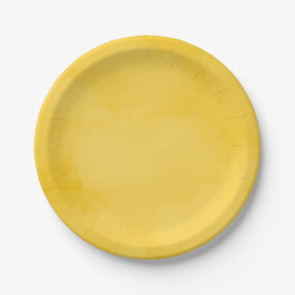 Plato De Papel Placa de papel amarillo