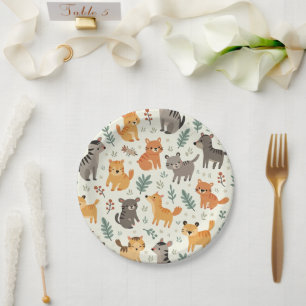 Plato De Papel Placa de papel animal