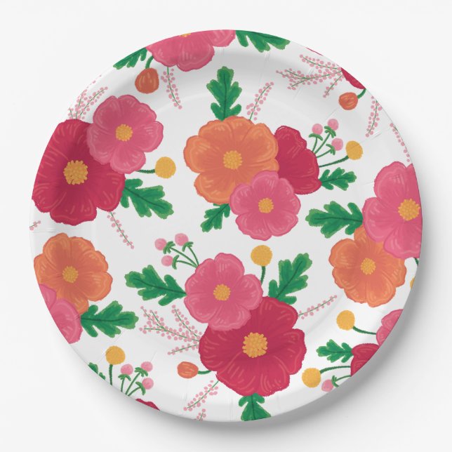 Plato De Papel Placa de papel audaz (Anverso)