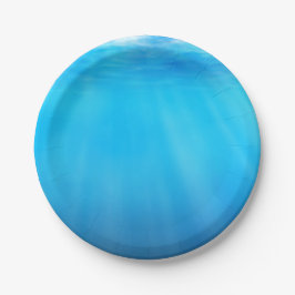 Plato De Papel Placa de papel azul marino