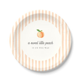 Plato De Papel Placa de papel Baby Shower de bollito dulce