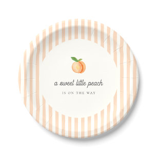 Plato De Papel Placa de papel Baby Shower de bollito dulce