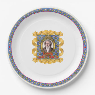 Plato De Papel Placa de papel Beethoven