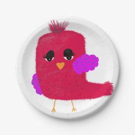 Plato De Papel Placa de papel Birdie