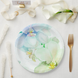 Plato De Papel Placa de papel boda/ducha de flores