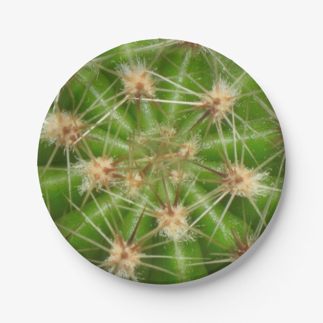 Plato De Papel Placa de papel Cactus (Anverso)