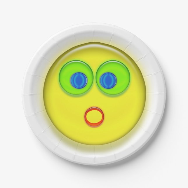 Plato De Papel Placa de papel - cara sorpresa (Anverso)