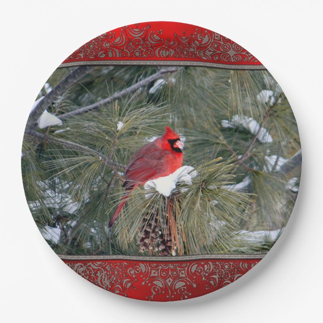 Plato De Papel Placa de papel Cardinal 3097 (Anverso)