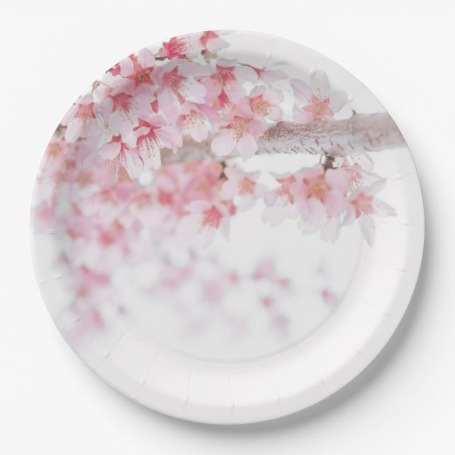 PLATO DE PAPEL PLACA DE PAPEL: CHERRY BLOSSOM (Anverso)