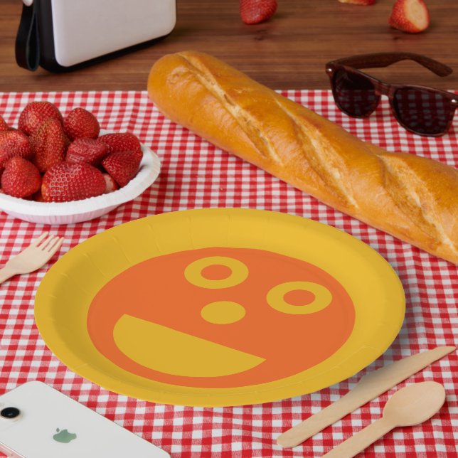 Plato De Papel Placa de papel circular (Picnic)