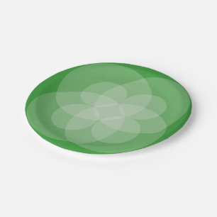 Plato De Papel Placa de papel - Círculos interrelacionados