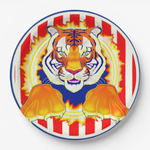 Plato De Papel Placa de papel Circus Tiger