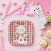 Placa de papel con carácter Navidad