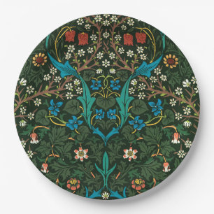 PLATO DE PAPEL PLACA DE PAPEL CON DISEÑO "TULIPS" DE WILLIAM MOR