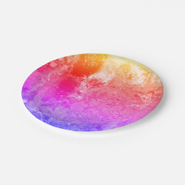 Plato De Papel Placa de papel de 7" (Angular)