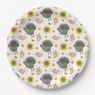 Plato De Papel Placa de papel de Acción de Gracias