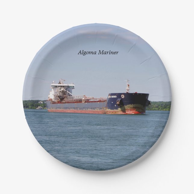 Plato De Papel Placa de papel de Algoma Mariner (Anverso)