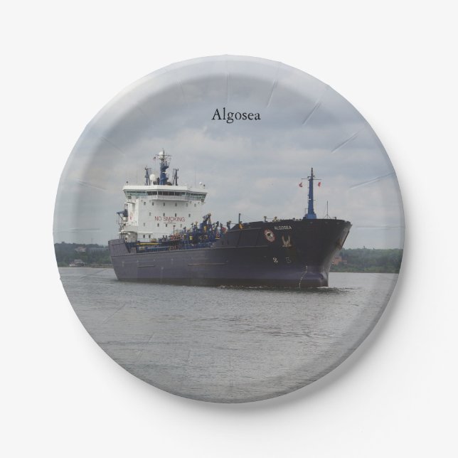 Plato De Papel Placa de papel de Algosea (Anverso)