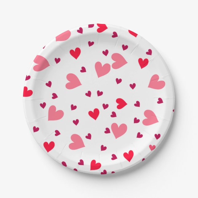 Plato De Papel Placa de papel de amor (Anverso)