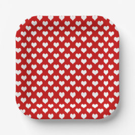 Plato De Papel Placa de papel de amor