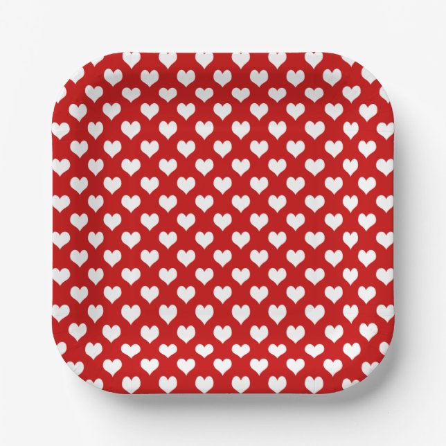 Plato De Papel Placa de papel de amor (Anverso)