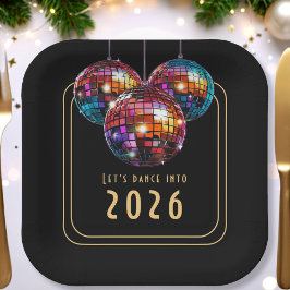 Plato De Papel Placa de papel de Año Nuevo