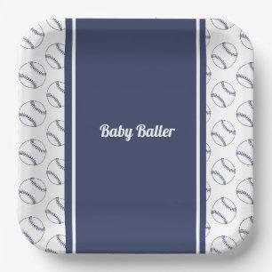 Plato De Papel Placa de papel de Baby Baller
