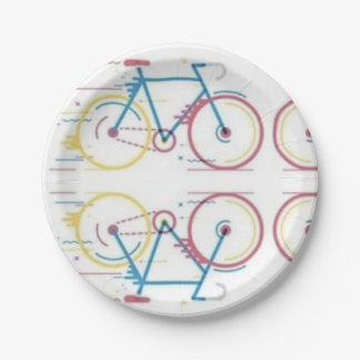 Plato De Papel Placa de papel de bicicleta