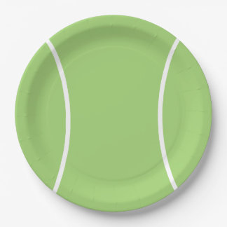 Plato De Papel Placa de papel de bolas de tenis