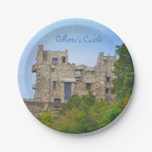 Plato De Papel Placa de papel de castillo de Gillette