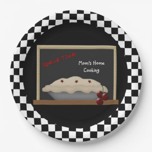 Plato De Papel Placa de papel de cocina casera de mamá