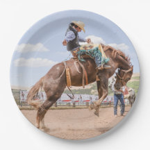 Placa de papel de cowboy