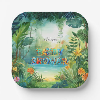 Plato De Papel Placa de papel de dinosaurios