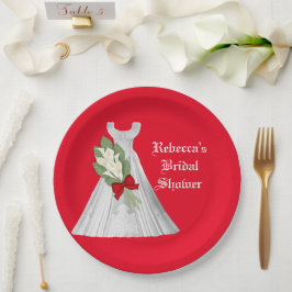 Plato De Papel Placa de papel de ducha de boda