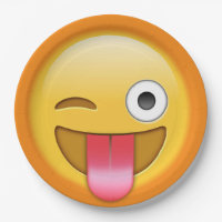 Placa de papel de emoji de viento