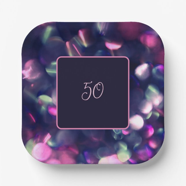 Plato De Papel Placa de papel de espuma de berry (Anverso)