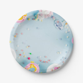 Plato De Papel Placa de papel de fiesta de cumpleaños 🍽